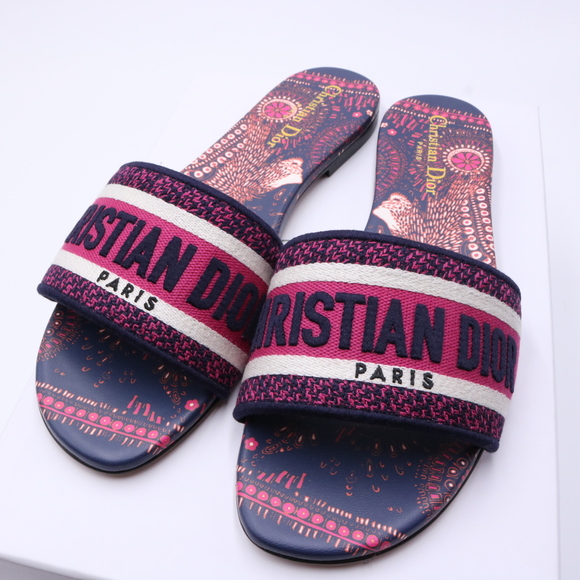 Christian Dior dway slide 40 Animals Leo August Tiger Pink Deep Blue C829 - Picture 12 of 13